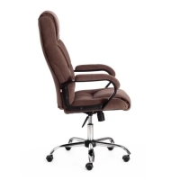 Кресло BERGAMO хром (22) флок коричневый 6 - Изображение 5